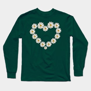 Daisy Heart Long Sleeve T-Shirt